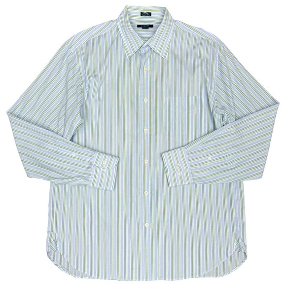 EUC Men's J.‎ CREW Cotton Striped Dress Shirt Striped | Size M (15-15.5) - Picture 2 of 7